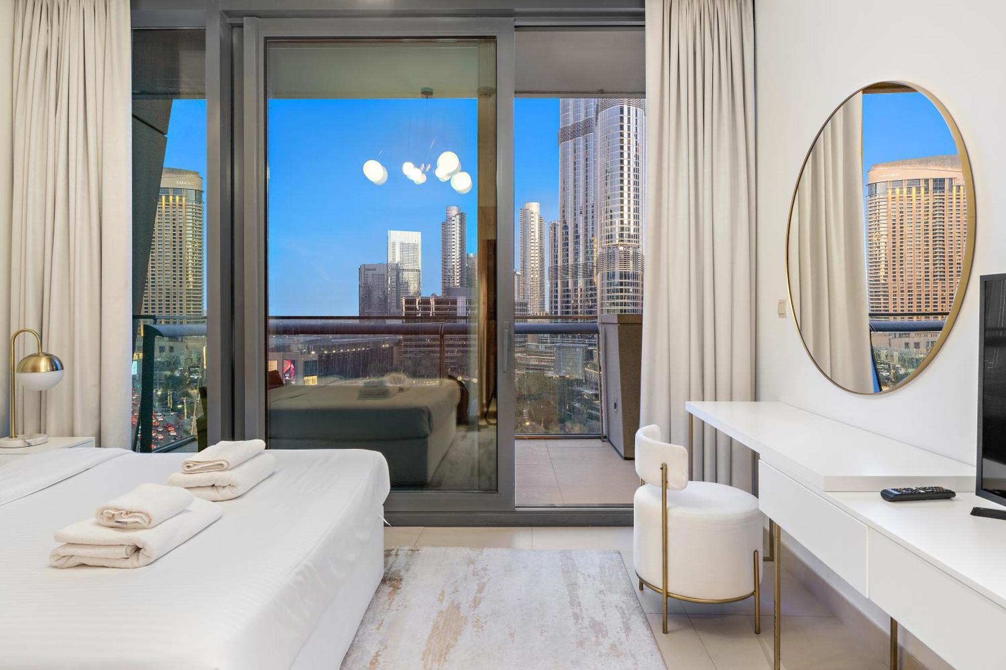 First Class 1br With Full Burj Khalifa View * دبي