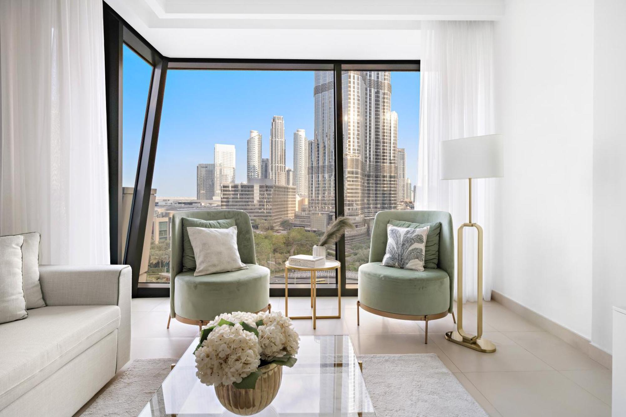 شقة First Class 1br With Full Burj Khalifa View